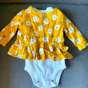Carter’s Onesie and Sweater